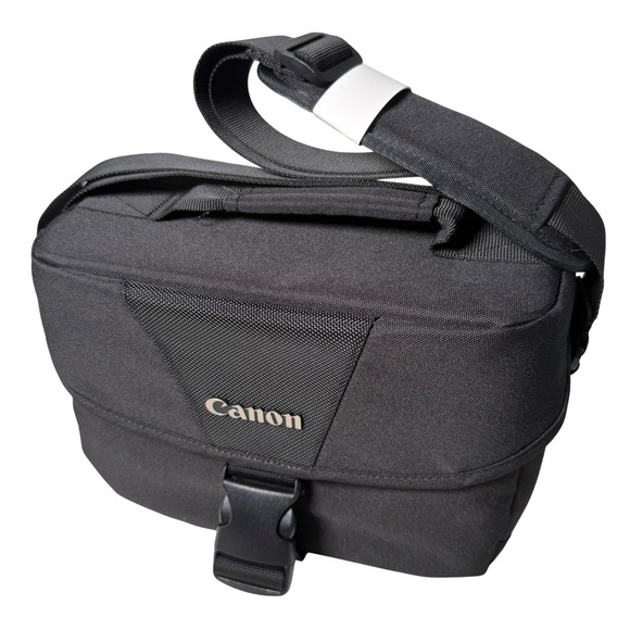 Canon DSLR Camera Shoulder Bag Black Padded Carrying Case with Adjustable Strap